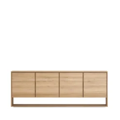Online Ethnicraft Nordic sideboard, Oiled oak 4 doors Beige