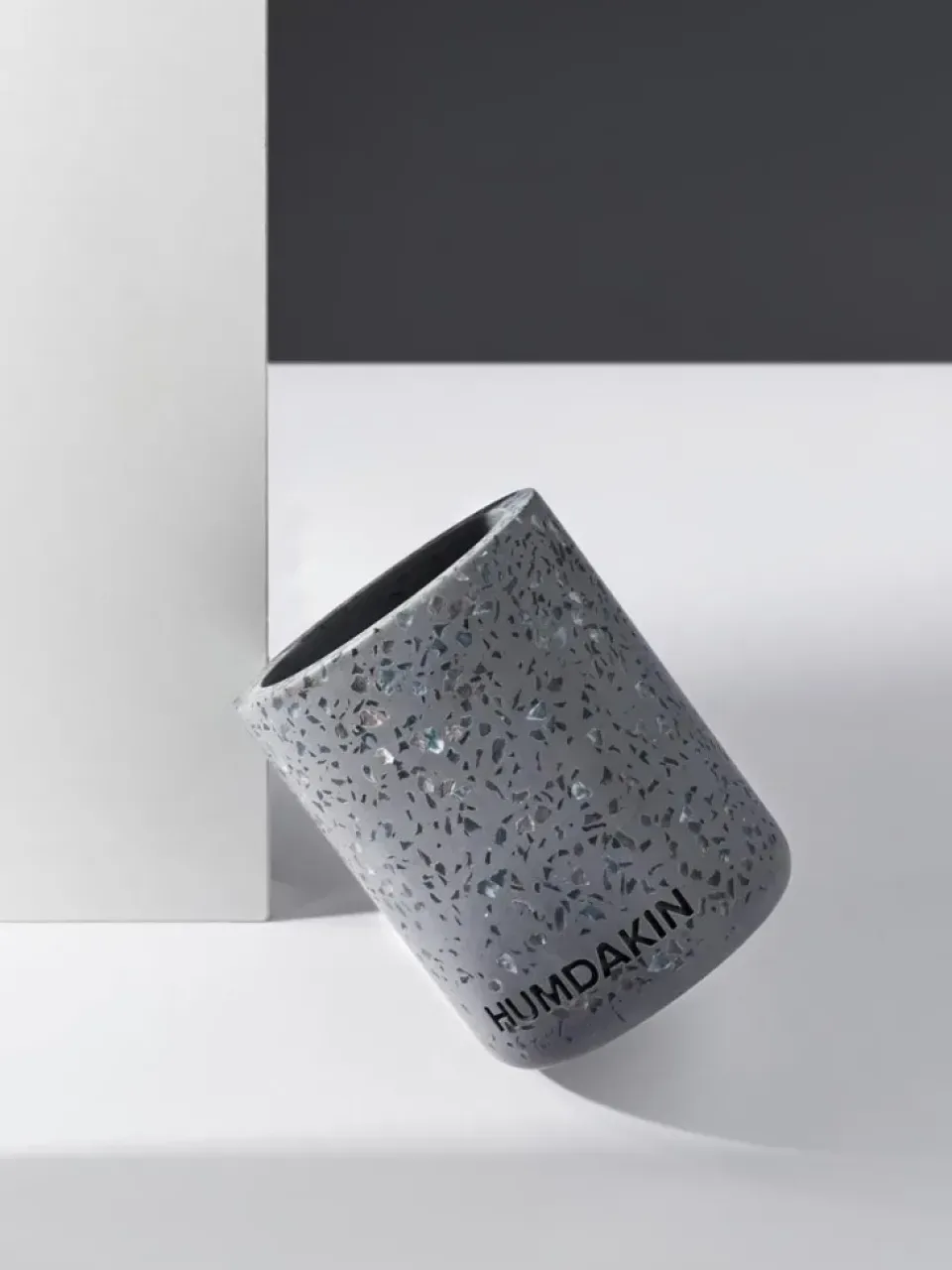 Toothbrush Holders^Humdakin Nordic terrazzo toothbrush mug, Nordic terrazzo Blue
