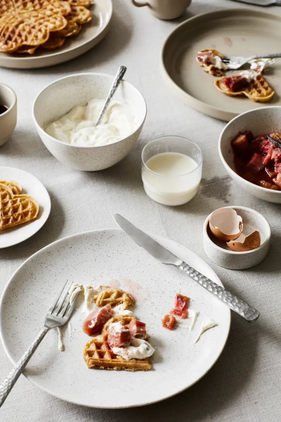 Best Broste Copenhagen Nordic Vanilla breakfast set, 12 pieces Beige