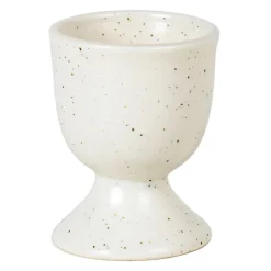 Outlet Broste Copenhagen Nordic Vanilla egg cup, Cream with grains BeigeWhite