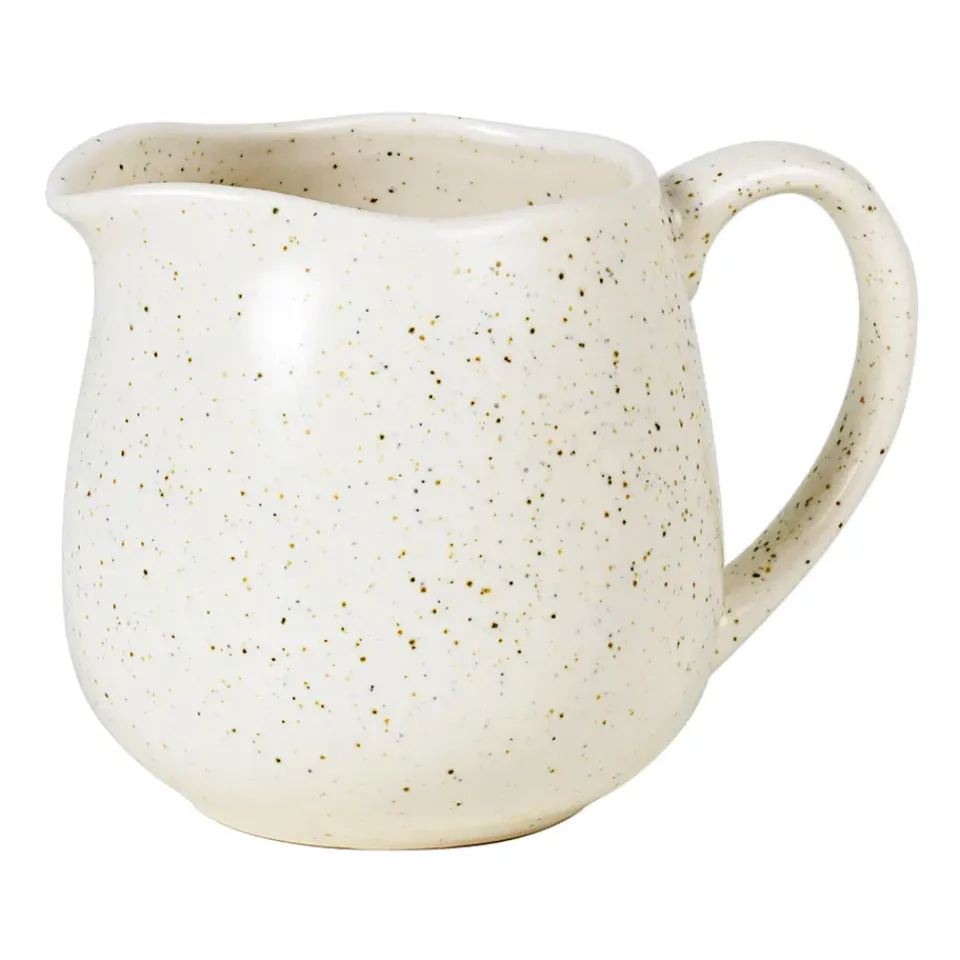 Milk Jugs^Broste Copenhagen Nordic Vanilla milk pitcher 30 cl, Cream with grains BeigeWhite