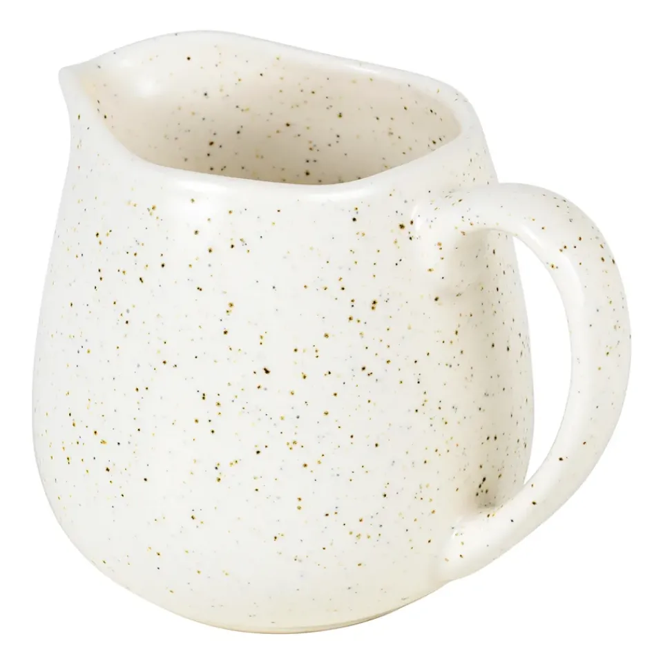 Milk Jugs^Broste Copenhagen Nordic Vanilla milk pitcher 30 cl, Cream with grains BeigeWhite