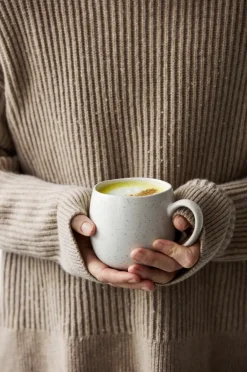 Discount Broste Copenhagen Nordic Vanilla teacup 45 cl, Cream BeigeWhite