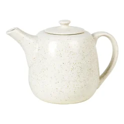 Best Broste Copenhagen Nordic Vanilla teapot 1.3 liter, Cream with grains BeigeWhite