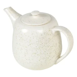 Best Broste Copenhagen Nordic Vanilla teapot 1.3 liter, Cream with grains BeigeWhite