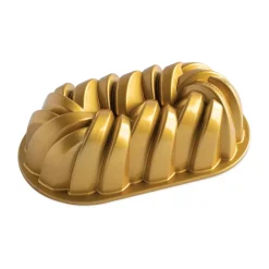 Bread Tins^Nordic Ware Braided bread tin 1,4 L, Gold Gold-coloured