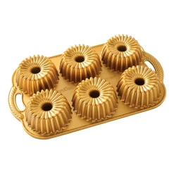 Discount Nordic Ware brilliance bundtlette baking tin, 1.2 L Gold-coloured