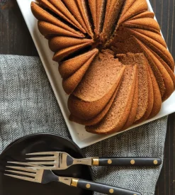 Cookie/Biscuit Cutters & Cake Tins^Nordic Ware classic fluted loaf tin, 1.4 L Gold-coloured