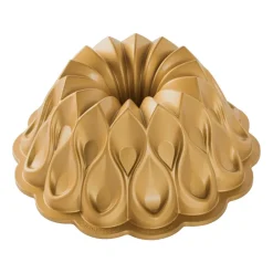 Cookie/Biscuit Cutters & Cake Tins^Nordic Ware crown bundt baking tin, 2.4 L Gold-coloured