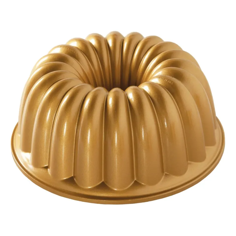 Cookie/Biscuit Cutters & Cake Tins^Nordic Ware Elegant party bundt baking tin, 2.4 L Gold-coloured