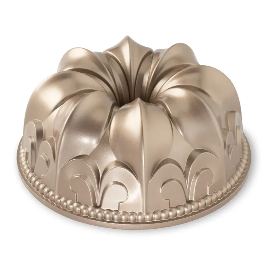 Cookie/Biscuit Cutters & Cake Tins^Nordic Ware Fleur De Lis Bundt - bundt tin, 2.4 L Gold-coloured