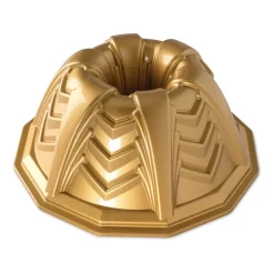 Cookie/Biscuit Cutters & Cake Tins^Nordic Ware marquee bundt form, 2.4 L Gold-coloured