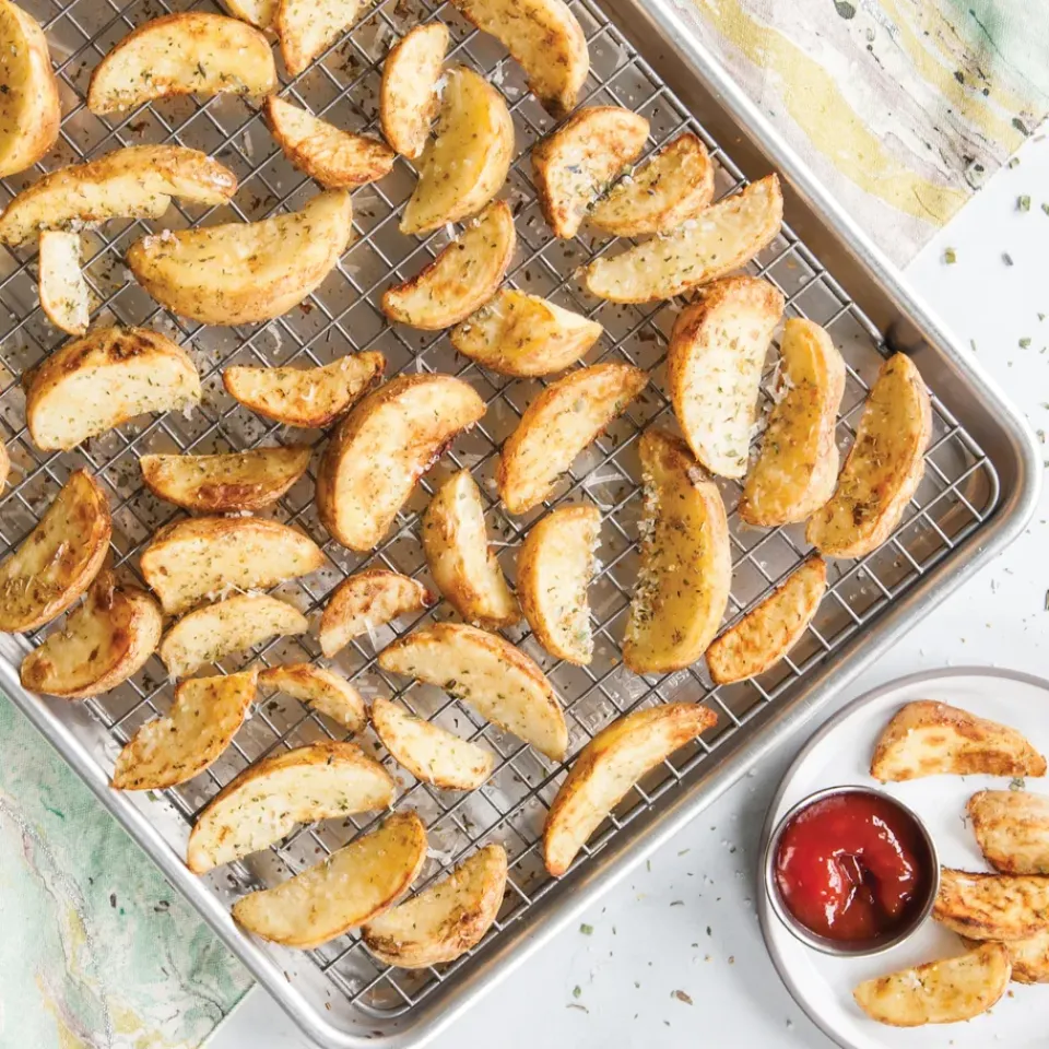 Other Kitchen Utensils^Nordic Ware naturals baking sheet with grill, 32.7x45.4 cm Silver-coloured