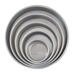 Cookie/Biscuit Cutters & Cake Tins^Nordic Ware Naturals wedding cake baking tin 5 pieces, Aluminium Silver-coloured