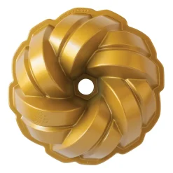Nordic Ware 75th anniversary braided bundt baking tin, 2.4 L Gold-coloured