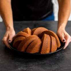 Nordic Ware 75th anniversary braided bundt baking tin, 2.4 L Gold-coloured