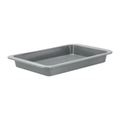 Cookie/Biscuit Cutters & Cake Tins^Nordwik baking pan ceramic non-stick silver 32 cm, 31.5x20 cm Silver-coloured