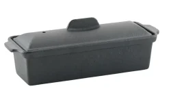 Bread Tins^Nordwik bread pan with lid 34 cm, Cast iron Black