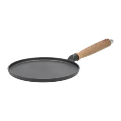 Sale Nordwik cast iron pancake pan with wooden handle, 23 cm Black