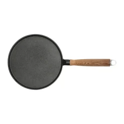 Sale Nordwik cast iron pancake pan with wooden handle, 23 cm Black