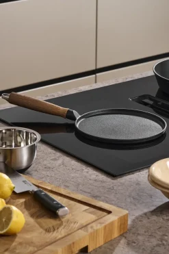 Sale Nordwik cast iron pancake pan with wooden handle, 23 cm Black