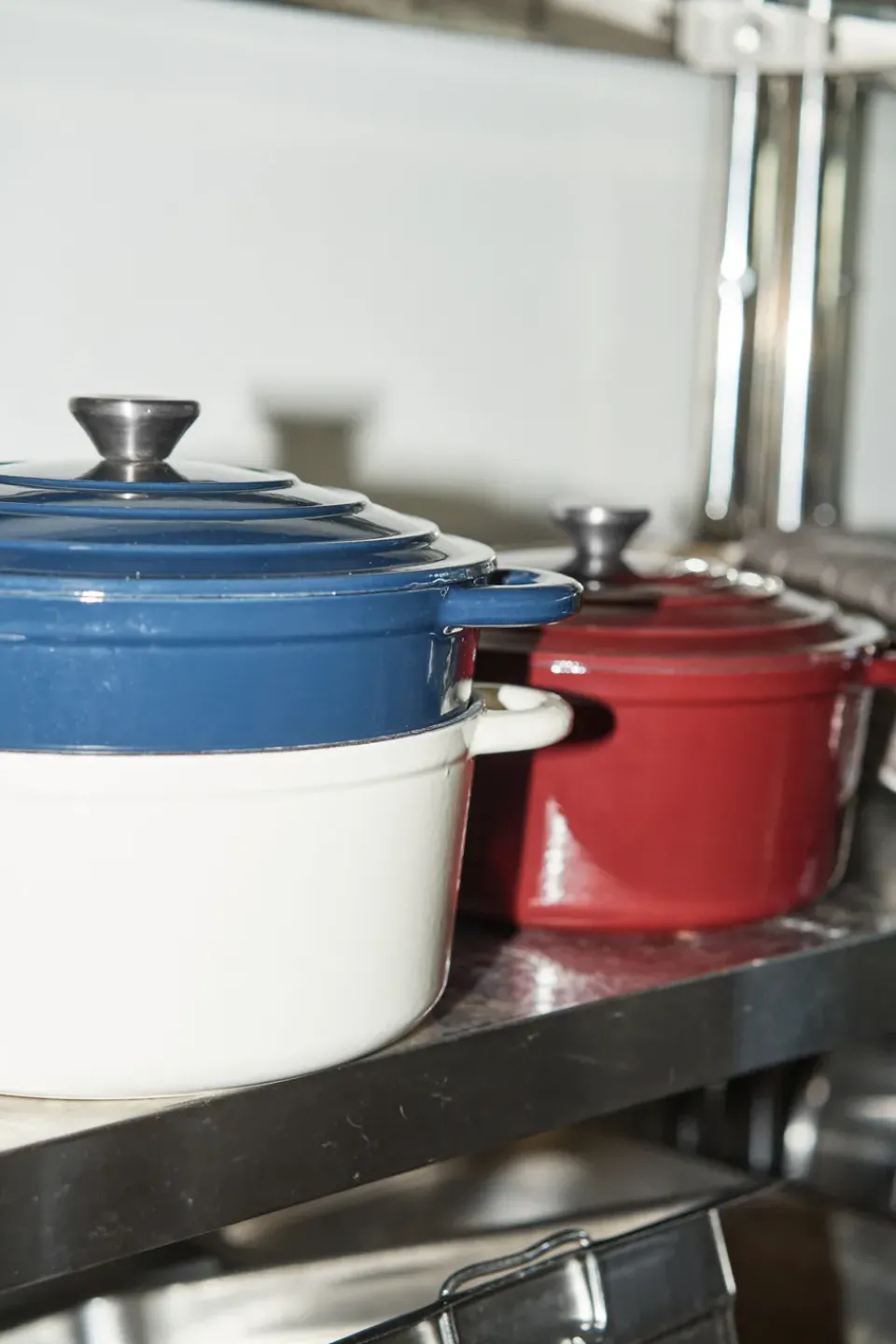 Sale Nordwik cast iron pot 5 L, White