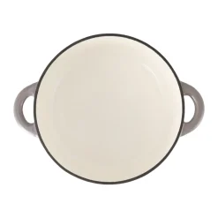 Clearance Nordwik cast iron pot round 5 l, Taupe Brown