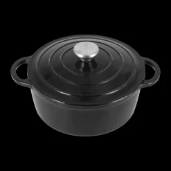 Cast Iron Casserole Pots|Cooking Pots & Casserole Dishes^Nordwik cast iron pot round 2.5 l, Black