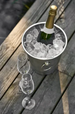 Discount Nordwik champagne bucket, Stainless steel Silver-coloured