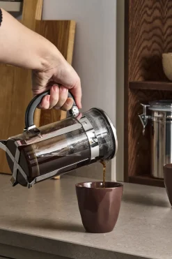 Discount Nordwik coffee press 8 cups, Silver Silver-coloured