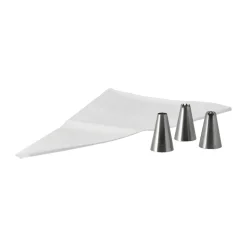 Outlet Nordwik decoration set piping bag, 5-piece White