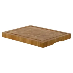 Hot Nordwik end-grain cutting board with juice groove 36x46 cm, Oak Brown