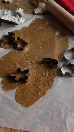 Cookie/Biscuit Cutters & Cake Tins^Nordwik gingerbread cutter christmas 6 pieces, Stainless steel Silver-coloured