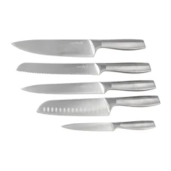 Knife Sets^Nordwik knife set 5 piece, Stainless steel Silver-coloured