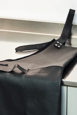 Aprons^Nordwik leather apron, Black