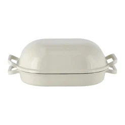 Bread Tins^Nordwik Levain bread pan enameled 39x26 cm, Cream White