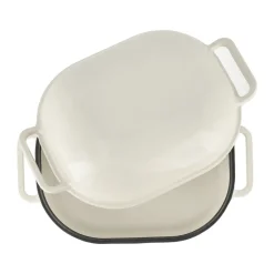 Bread Tins^Nordwik Levain bread pan enameled 39x26 cm, Cream White