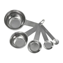 Measuring Spoons, Cups & Jugs^Nordwik measuring set 5 piece, Stainless steel Silver-coloured