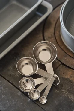 Measuring Spoons, Cups & Jugs^Nordwik measuring set 5 piece, Stainless steel Silver-coloured