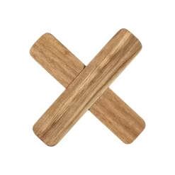Hot Nordwik trivet 18 cm, Acacia wood Brown