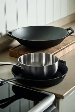 Outlet Nordwik wok pan Ø36 cm, Cast iron- Black