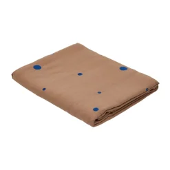 New OYOY Nori tablecloth 140x260 cm, Terracotta-optic blue BrownBlue