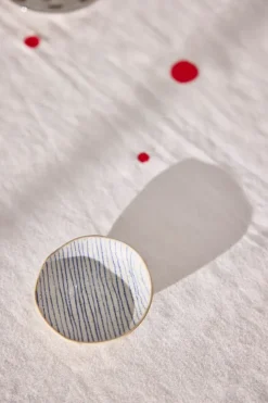 Tablecloths^OYOY Nori tablecloth 140x260 cm, White-cherry red WhiteRed