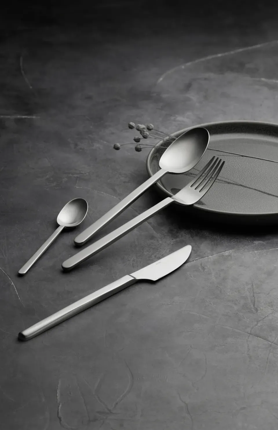 Gense Norm teaspoon, Matte stainless steel Silver-coloured