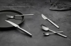Gense Norm teaspoon, Matte stainless steel Silver-coloured