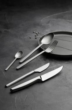 Gense Norm teaspoon, Matte stainless steel Silver-coloured