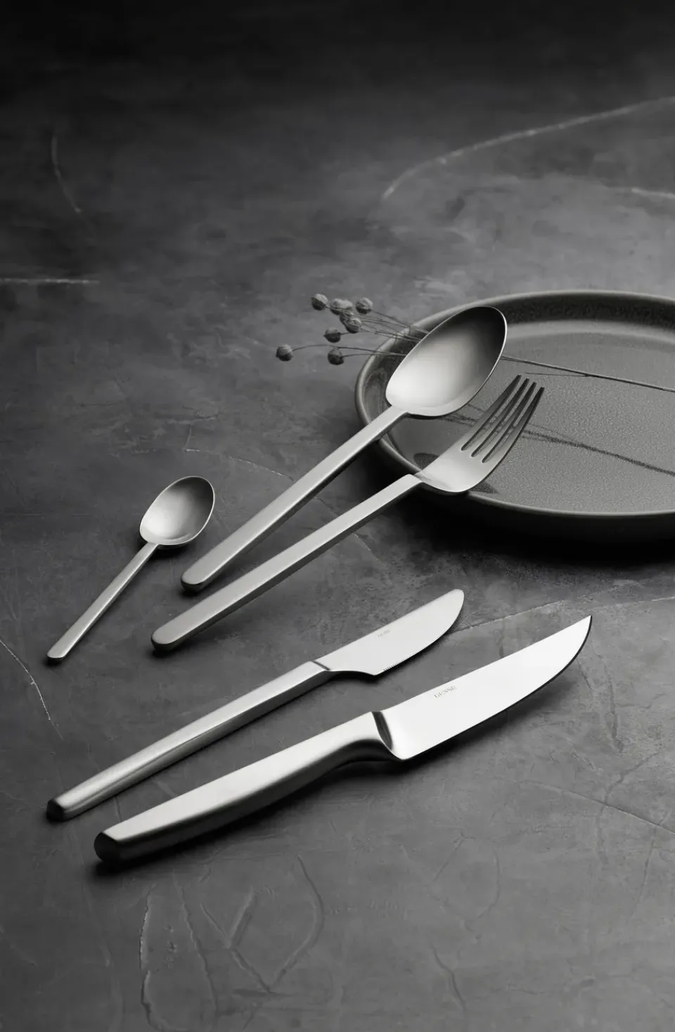 Gense Norm teaspoon, Matte stainless steel Silver-coloured
