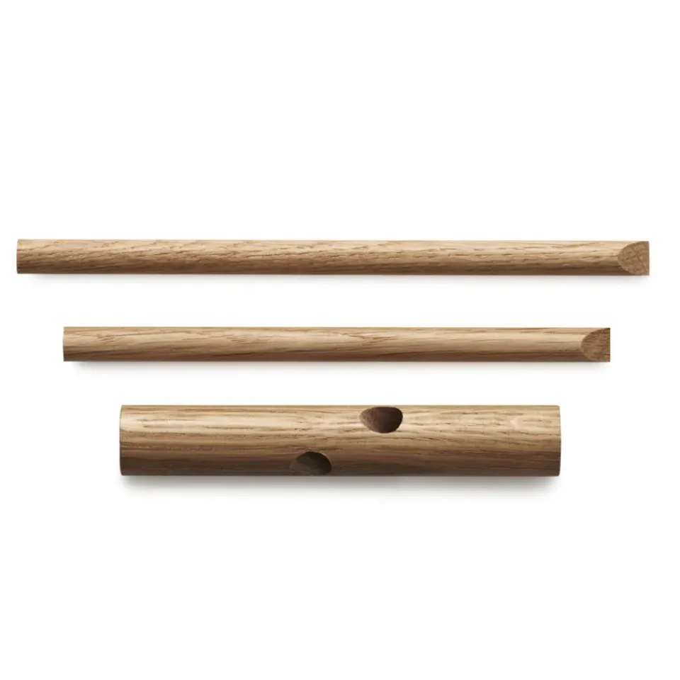 Clothes Racks, Coat Stands & Hangers|Clothes Racks, Coat Stands & Hangers^Normann Copenhagen Normann Sticks hanger, natural 2-pack Brown