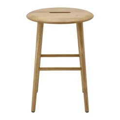 Stools^1898 Norrabo stool 53 cm, Natural lacquered oak Brown