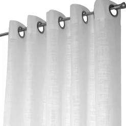 Online Arvidssons Textil Norrsken curtain with eyelets, White